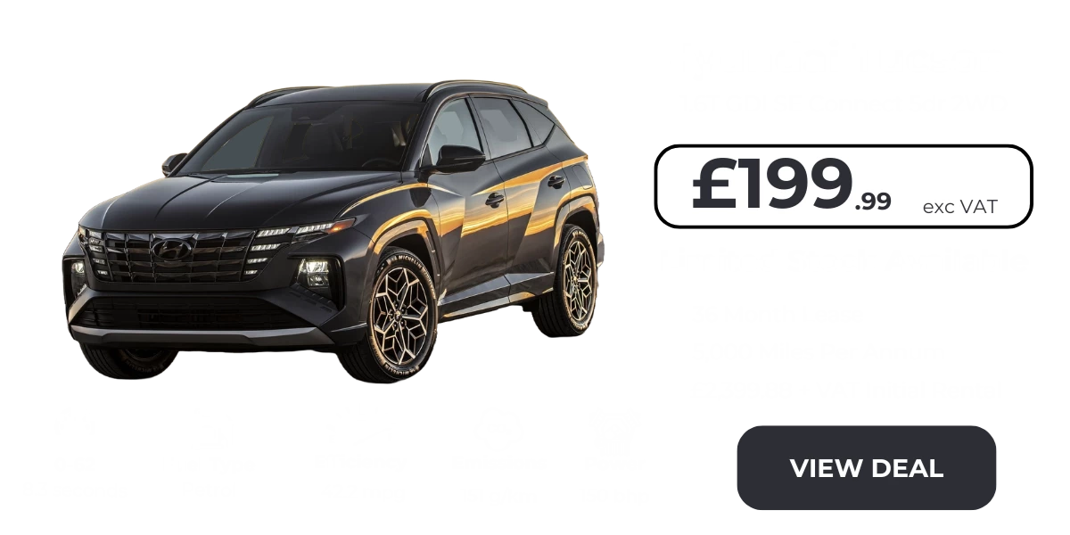 Hyundai Tucson - £199.99 + VAT