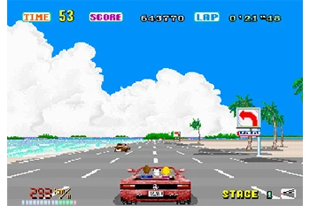 OutRun Gameplay Screenshot