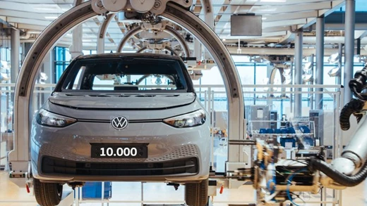 Volkswagen produce record number of Electric cars