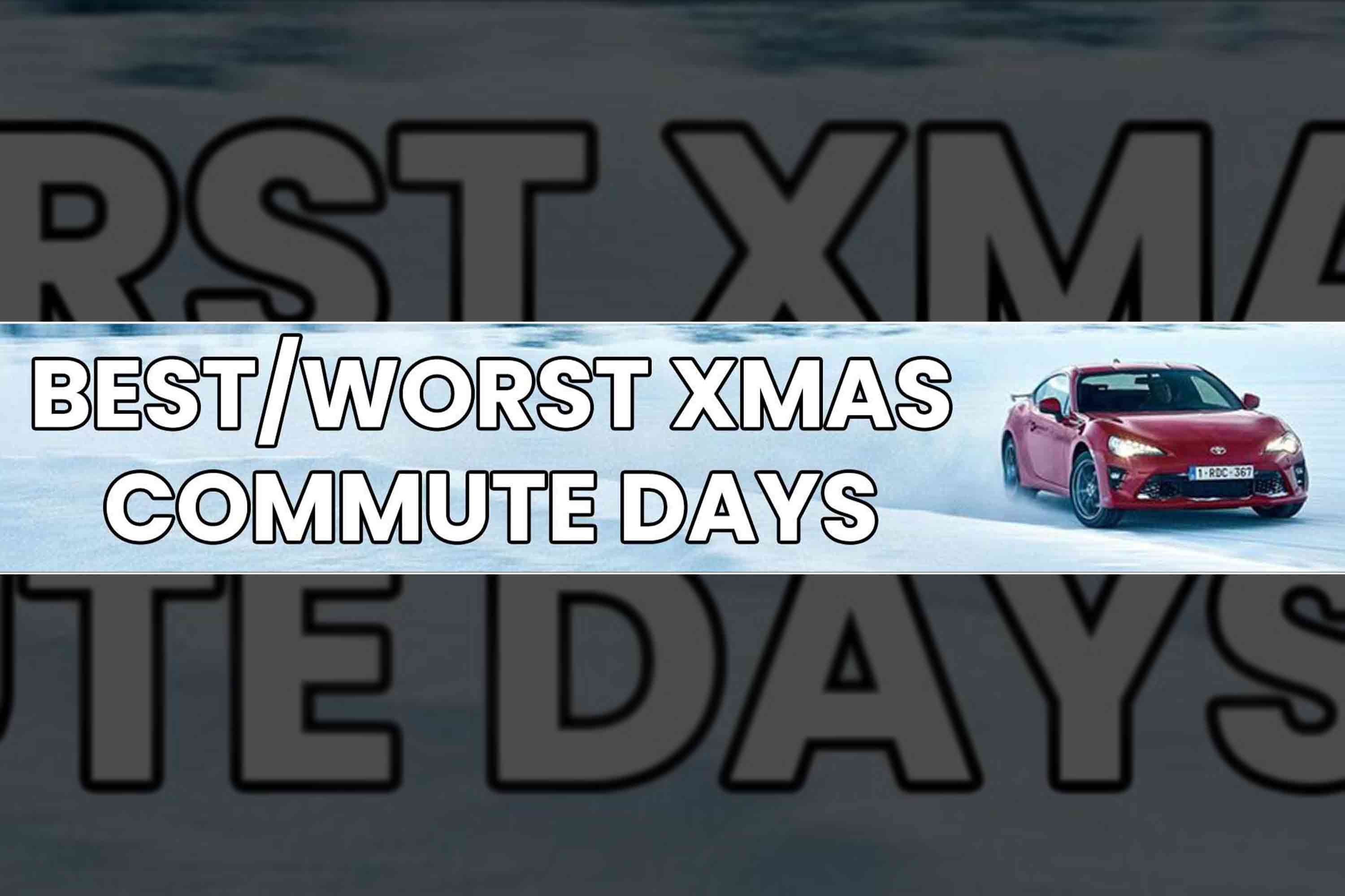 Best and Worst Days to Travel by Car This Christmas