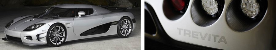 3: Koenigsegg CCXR Trevita - $4.8 million
