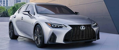 Silver Lexus IS