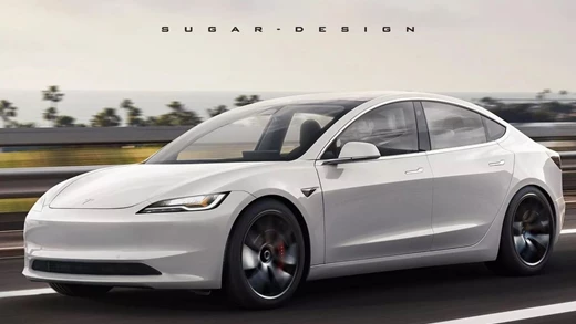 Facelift Tesla Model 3 Due August