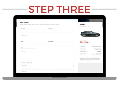 Guide to Leasing Step Three