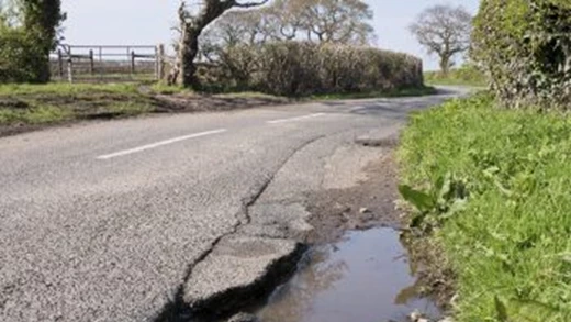 Pothole damage to vehicles hits five-year high