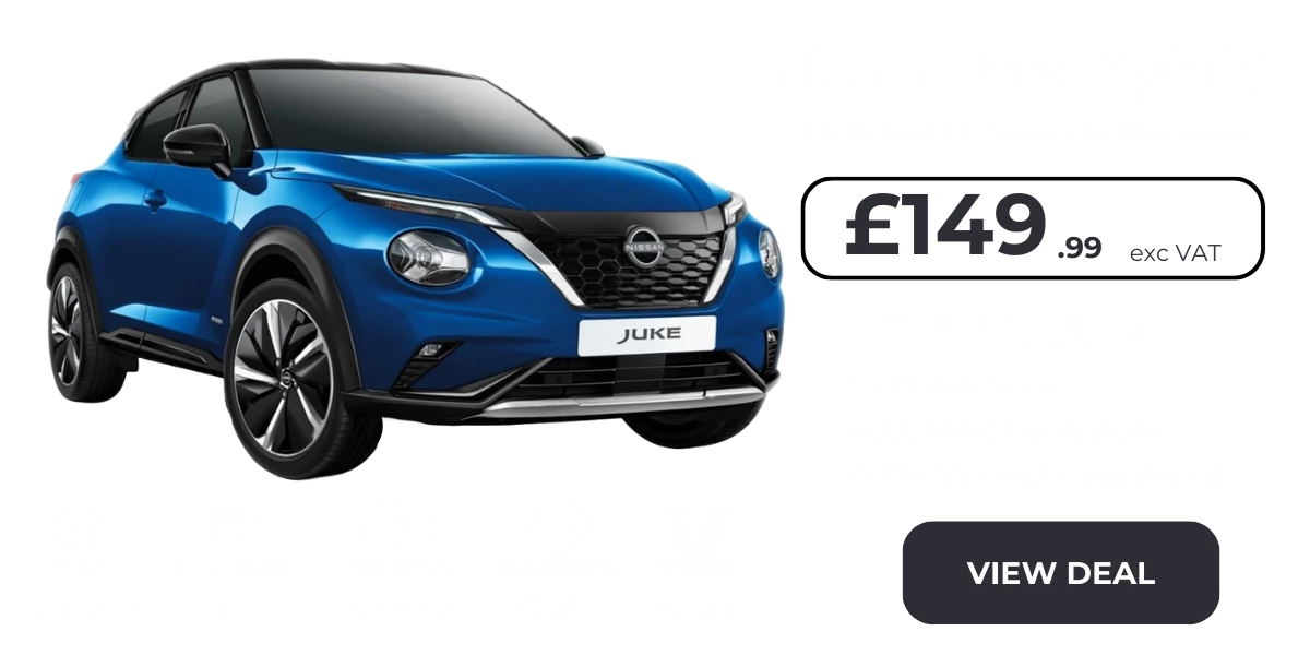 Nissan Juke HEV - £149.99 + VAT