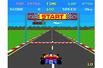 Pole Position Gameplay Screenshot