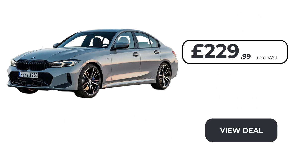 BMW 3 Series PHEV - £229.99 + VAT