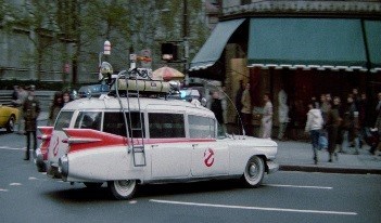 1. Ectomobile- Ghostbusters- Cadillac (Miller-Meteor)