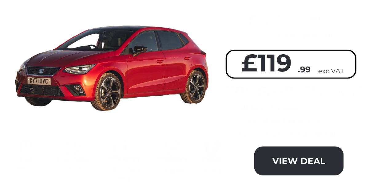 SEAT Ibiza - £119.99 + VAT