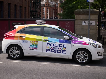 Police With Pride Car