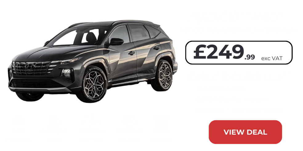 Hyundai Tucson 230 N Line - £249.99 + VAT