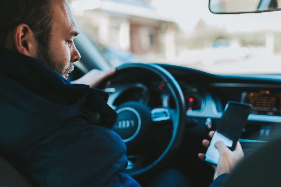 It's illegal to use your mobile phone whilst driving your car