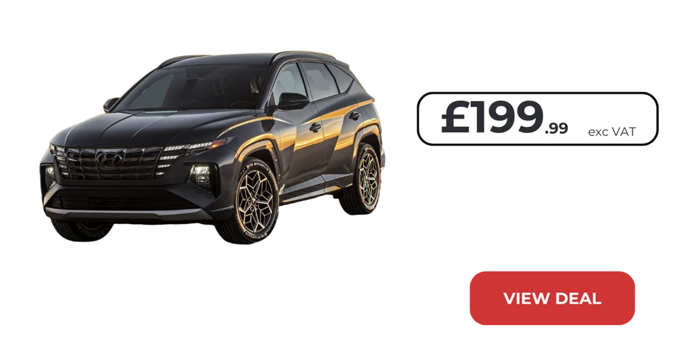 Hyundai Tucson - £199.99 + VAT
