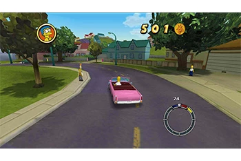 Simpsons Hit & Run Gameplay Screenshot