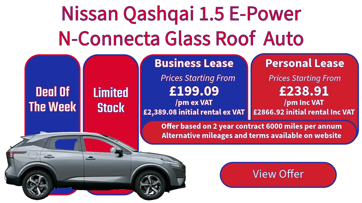 Nissan Qashqai E-Power Lease Deal