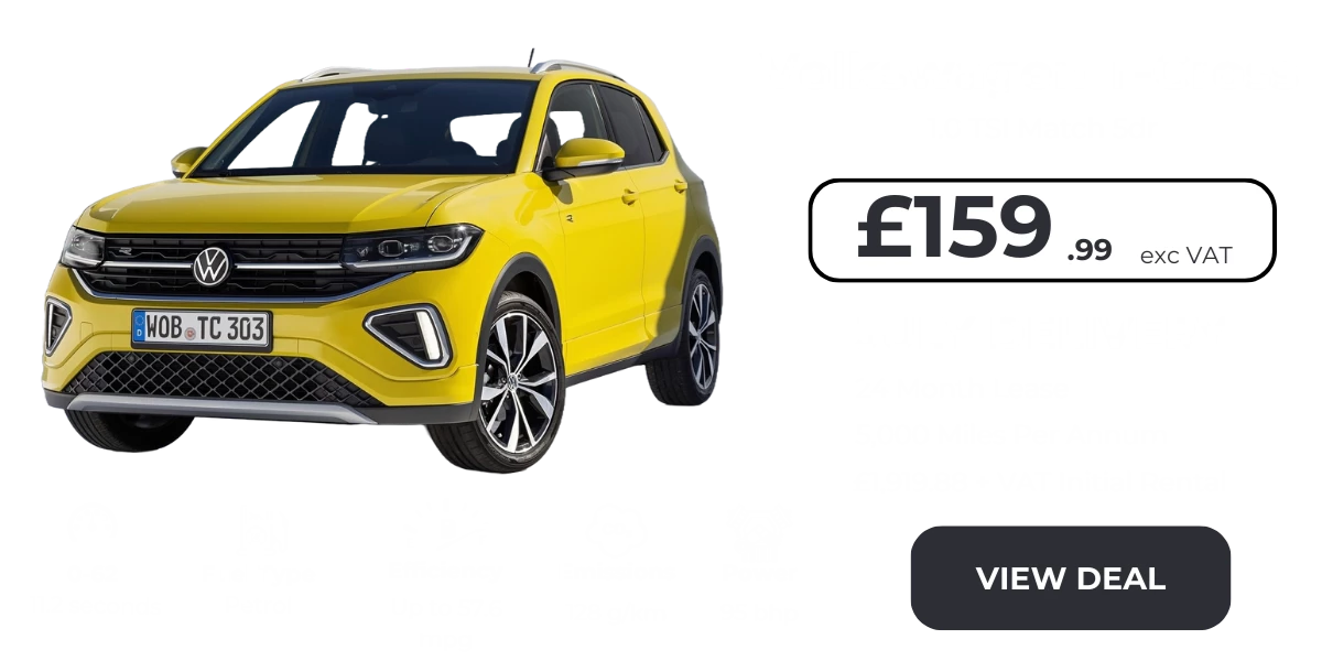 VW T-Cross - £159.99 + VAT