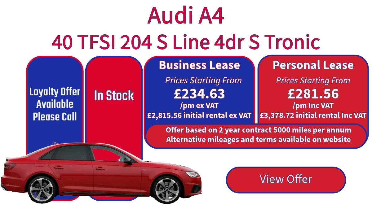 Audi A4 Saloon Lease Deal 